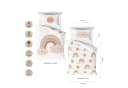 MTOnlinehandel Babybettwäsche Little Sunrise Biber 100% Baumwolle Bild 4