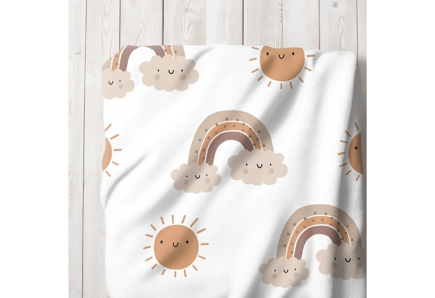 MTOnlinehandel Babybettwäsche Little Sunrise Biber 100% Baumwolle - Bild 5