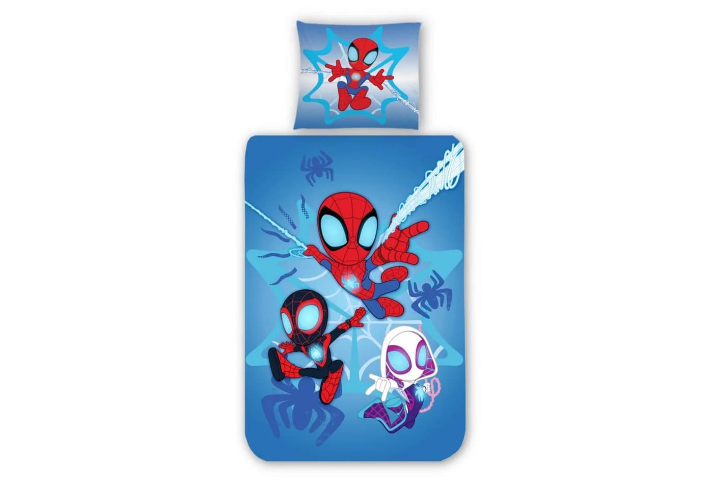 Spidey & Friends Kinderbettwäsche 100% Baumwolle Helden der Nacht - Bild 2