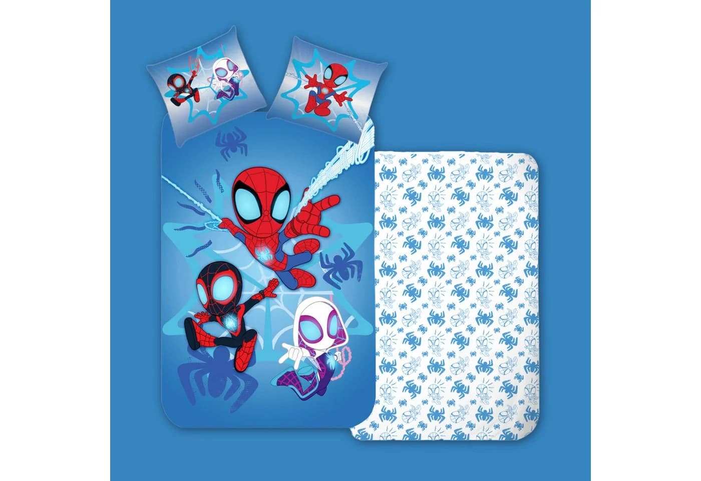 Spidey & Friends Kinderbettwäsche 100% Baumwolle Helden der Nacht - Bild 5