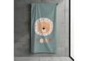 MTOnlinehandel Strandtuch Kinder Löwe 70x140 cm Baumwolle Polyester Mix Bild 1