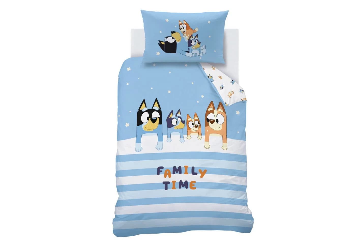 MTOnlinehandel Babybettwäsche Bluey Family Time 100% Baumwolle - Bild 2