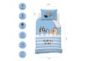MTOnlinehandel Babybettwäsche Bluey Family Time 100% Baumwolle Bild 3