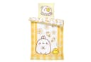 Molang Kinderbettwäsche 135x200 Butter Yellow Renforcé Baumwolle Bild 1