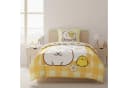 Molang Kinderbettwäsche 135x200 Butter Yellow Renforcé Baumwolle Bild 5
