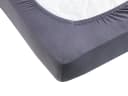 Hometex Premium Textiles Spannbettlaken Topper Jersey Grau Bild 3