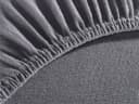 Hometex Premium Textiles Spannbettlaken Topper Jersey Grau Bild 4