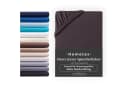 Hometex Premium Textiles Spannbettlaken Split Topper Jersey Braun Bild 2