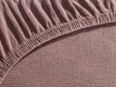 Hometex Premium Textiles Spannbettlaken Split Topper Jersey Braun Bild 3