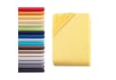 Hometex Premium Textiles Spannbettlaken Jersey 100% Baumwolle Gelb Bild 2