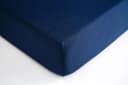 Hometex Premium Textiles Spannbettlaken Jersey Navy 100% Baumwolle Bild 1