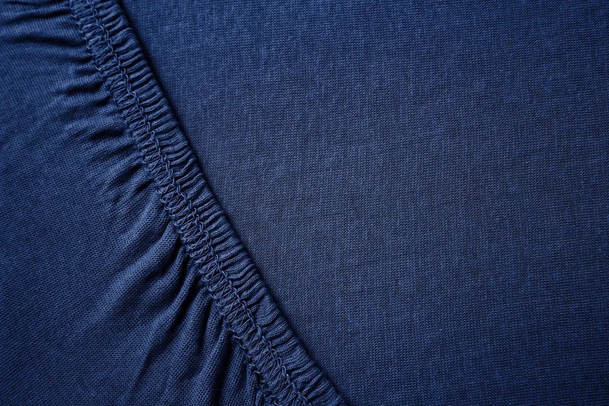 Hometex Premium Textiles Spannbettlaken Jersey Navy 100% Baumwolle - Bild 4