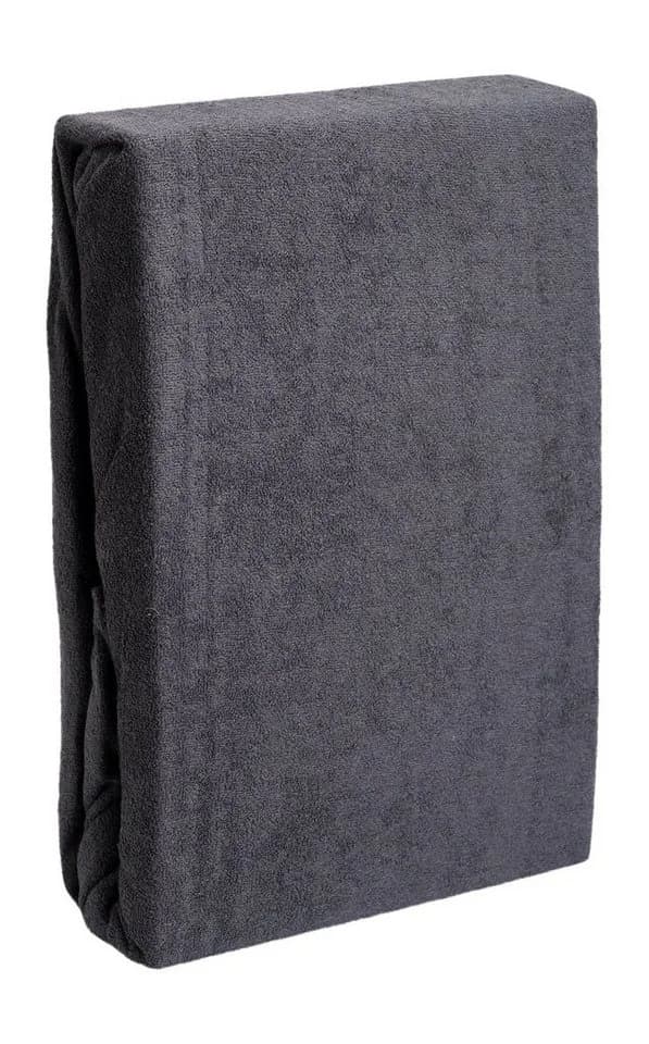 Hometex Premium Textiles Spannbettlaken Frottee Anthrazit - Bild 3