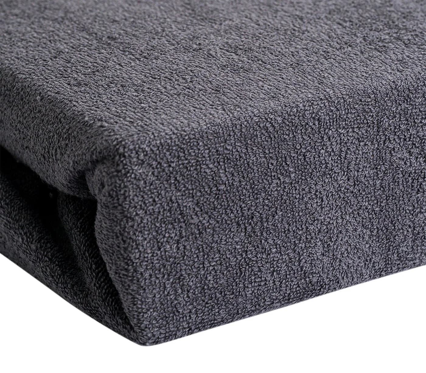 Hometex Premium Textiles Spannbettlaken Frottee Anthrazit - Bild 4