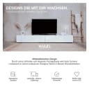 Wuun TV-Board Somero Lowboard Weiß-Hochglanz Bild 1