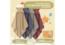 Fuchs & Panda Kapuzenhandtuch Baby EXTRA dick warm beige 100% Bambus Bild 5