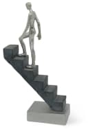 Feinknick Dekofigur Top of The Rock Grau/Silber Schwarz Kunststein Bild 2
