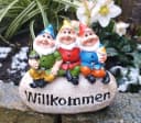 LB H&F Lilienburg Gartenzwerg Dekofigur Bunt Wetterfest Bild 1