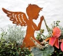 LB H&F Lilienburg Grabengel Rost Betender Trauergeschenk Bild 2