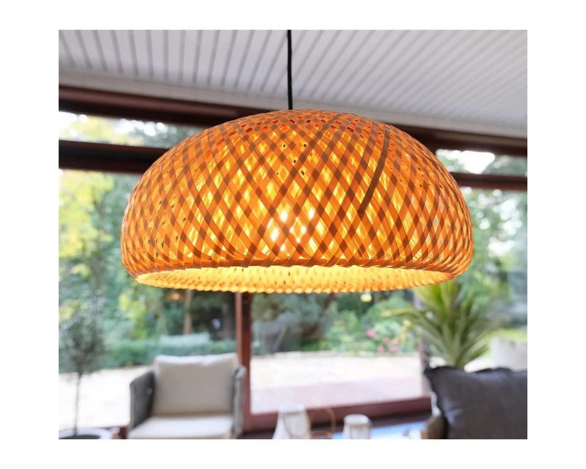 BOURGH Bambus Lampe GROSSETO Ø35cm - Bild 2