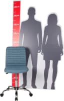 Bürostuhl DUO COLLECTION Milo Blau gepolstert Bild 5