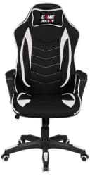 DUO COLLECTION Game-Rocker R-10 Gaming-Stuhl Schwarz/Weiß mit Nackenkissen Bild 1