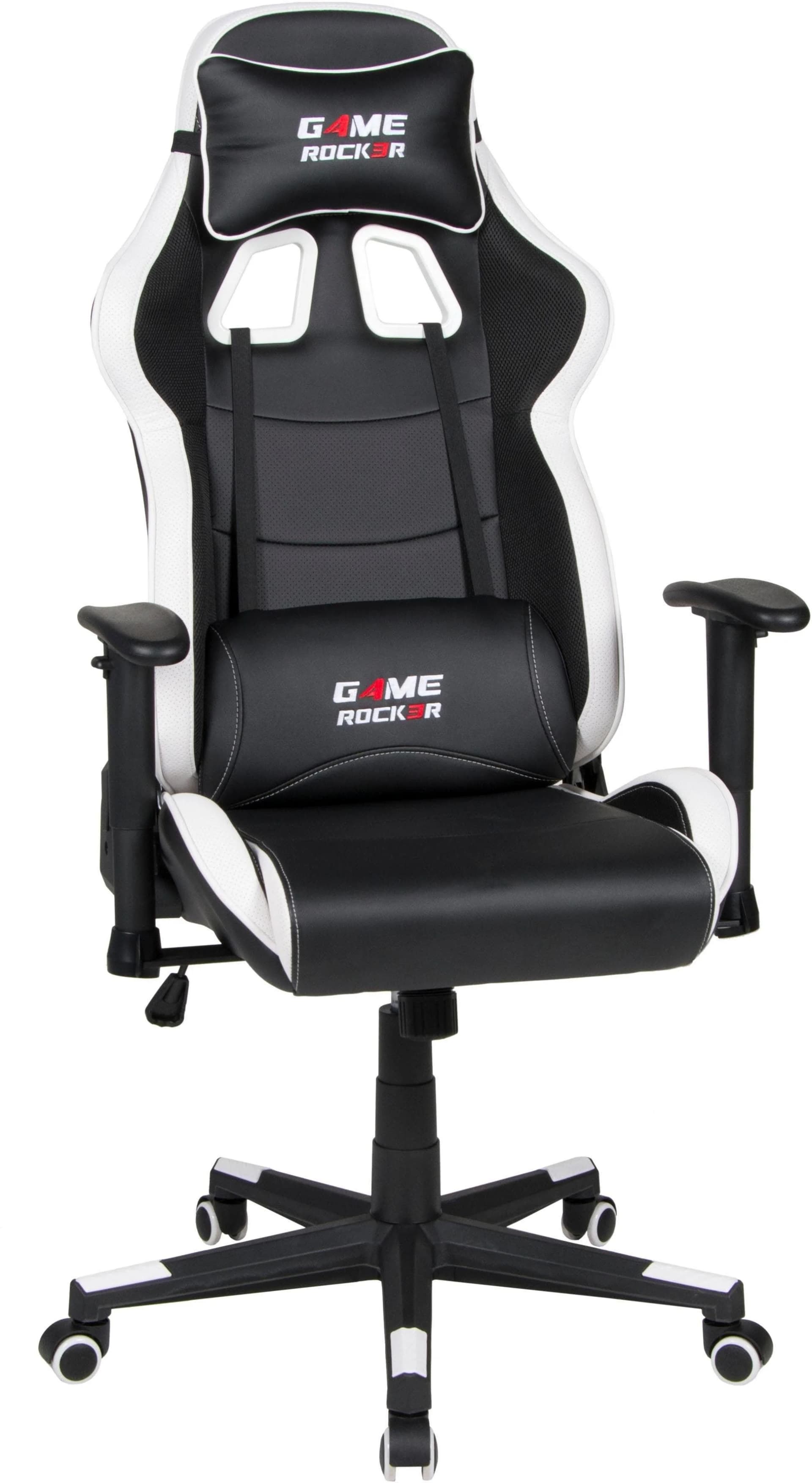 Duo Collection Gaming-Stuhl Game-Rocker G-10 Wippmechanik Schwarz/Weiß