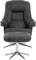 TV-Sessel Burnaby Anthrazit mit Hocker und Relaxfunktion Bild 1