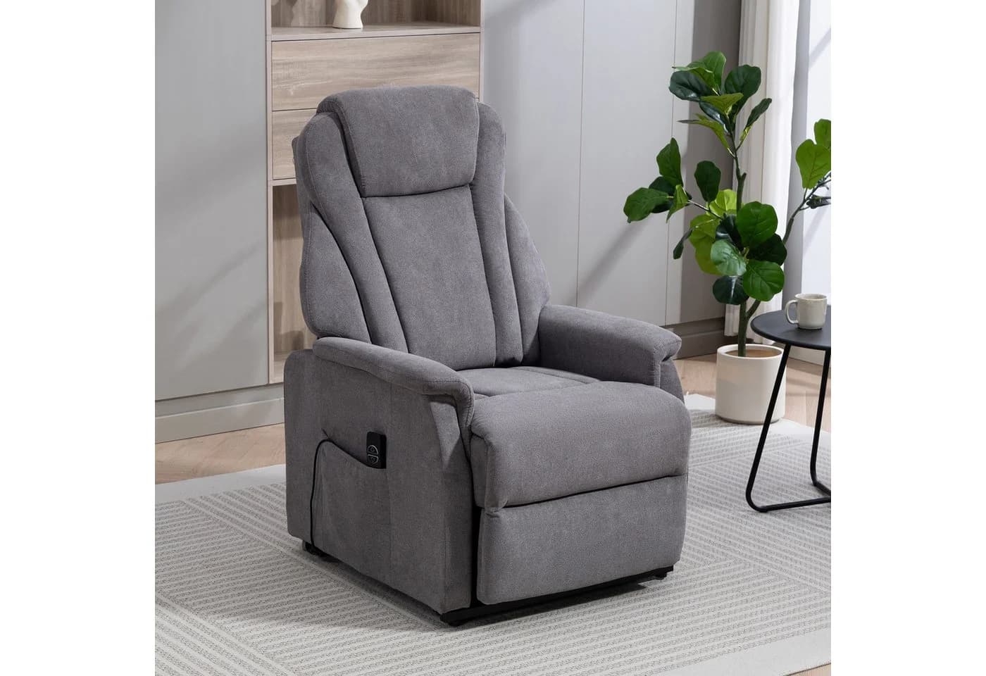Duo Collection TV-Sessel Toronto XXL Grau Elektrische Aufstehhilfe Relax - Bild 2