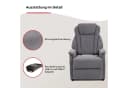 Duo Collection TV-Sessel Toronto XXL Grau Elektrische Aufstehhilfe Relax Bild 4