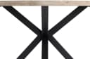 Duo Collection Damira Esstisch rund Wildeiche-Nachbildung Schwarz Bild 4