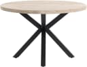 Duo Collection Damira Esstisch rund Wildeiche-Nachbildung Schwarz Bild 5
