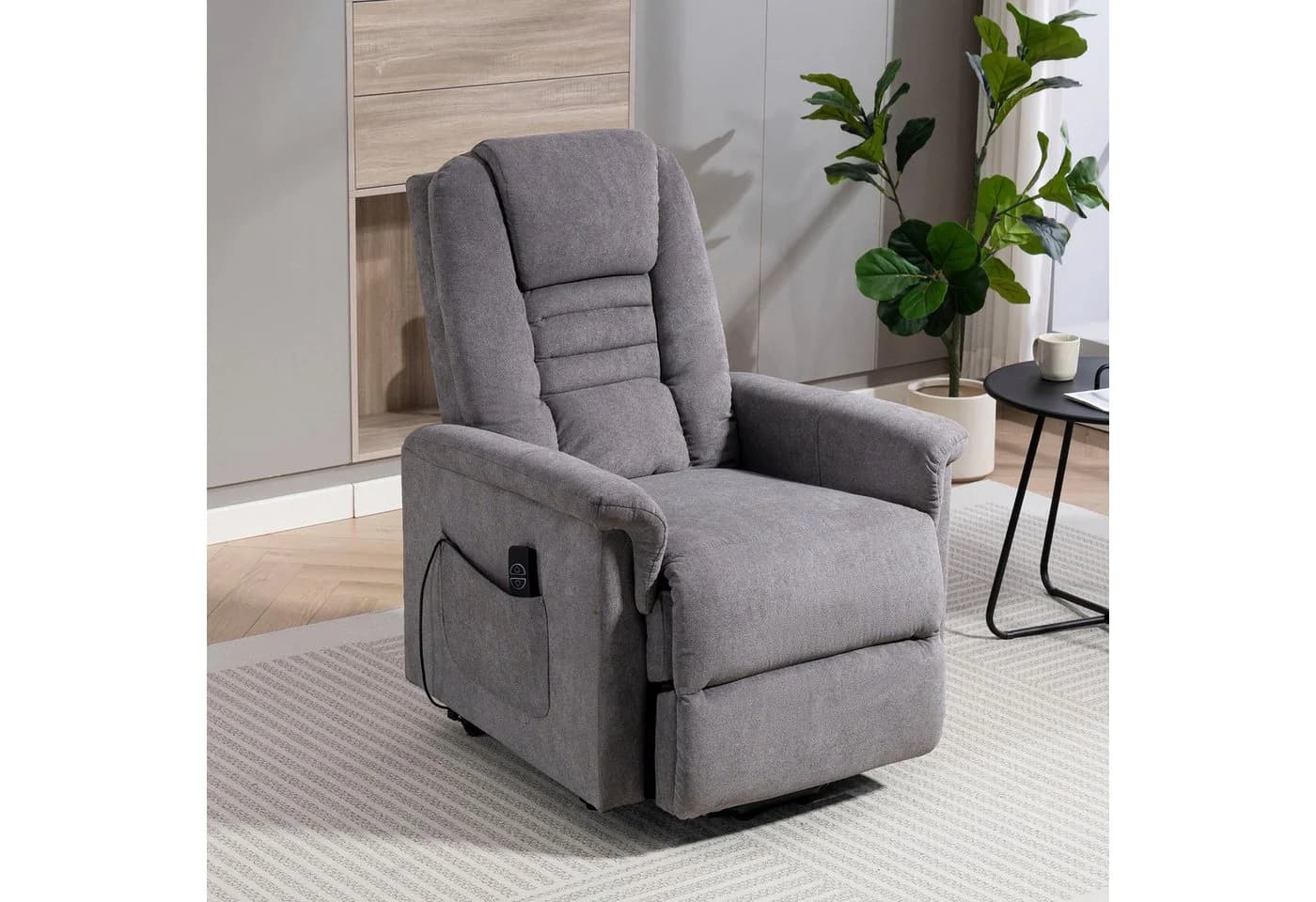 TV-Sessel DUO COLLECTION Granada Grau mit elektrischer Aufstehhilfe - Bild 2