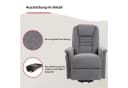 TV-Sessel DUO COLLECTION Granada Grau mit elektrischer Aufstehhilfe Bild 3