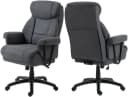 Duo Collection Chefsessel Mauro XXL Anthrazit Schwarz mit Wippfunktion Bild 2