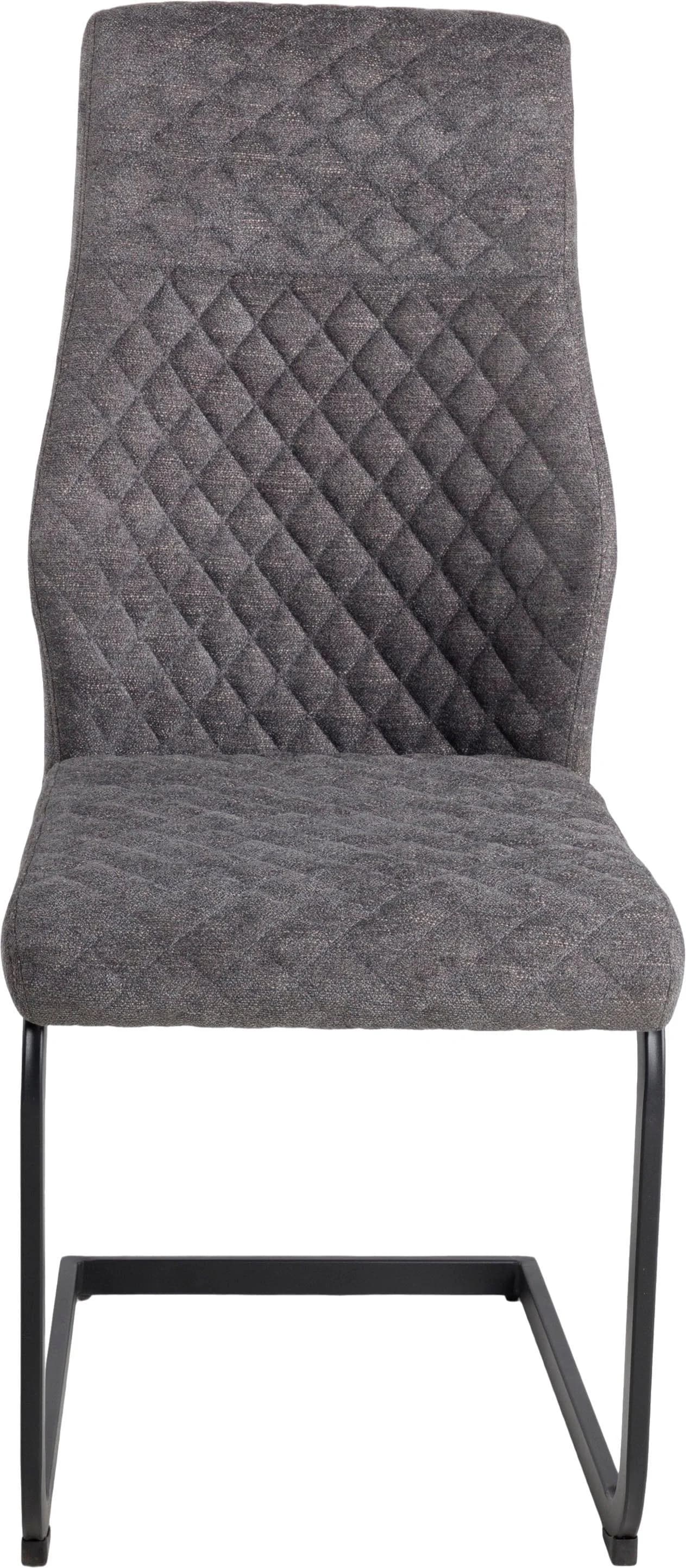 DUO COLLECTION Kaila Freischwinger 4er-Set Dunkelgrau/Schwarz