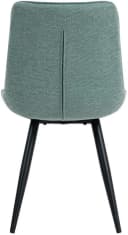 Duo Collection Iris Esszimmerstuhl 4er-Set Mint Schwarz Bild 5