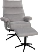 Duo Collection TV-Sessel Zalea Grau mit Hocker und Relaxfunktion Bild 3