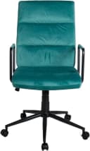 Duo Collection Flora Drehstuhl Petrol Schwarz mit Wippfunktion Bild 1