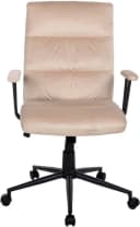 Duo Collection Drehstuhl Fina Beige Schwarz mit Armlehnen Bild 1