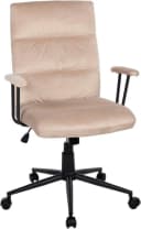 Duo Collection Drehstuhl Fina Beige Schwarz mit Armlehnen Bild 2