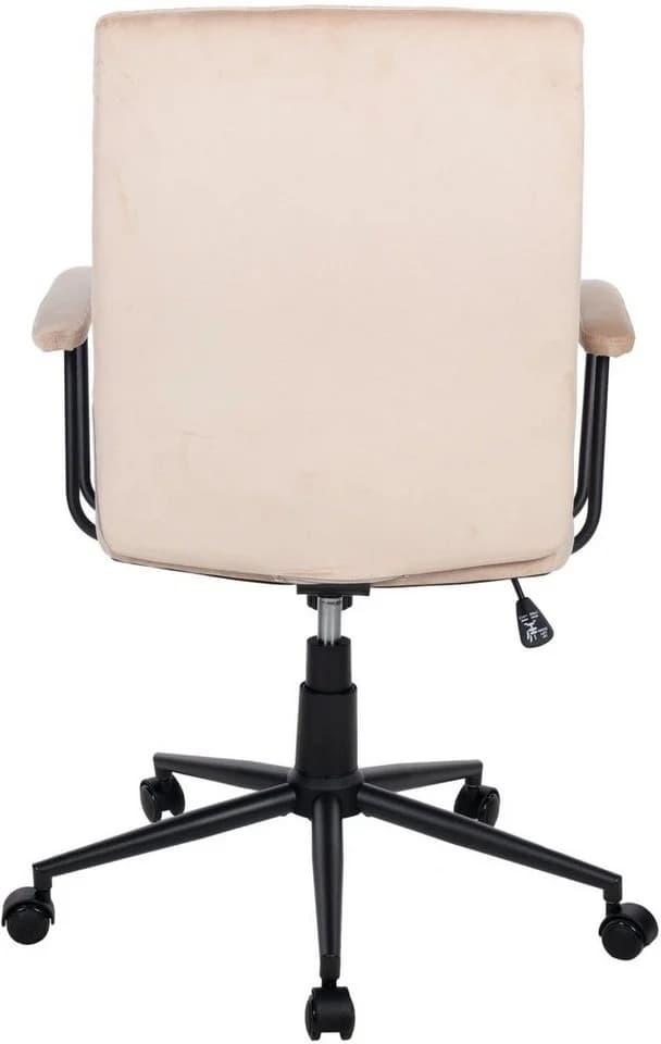 Duo Collection Drehstuhl Fina Beige Schwarz mit Armlehnen - Bild 3