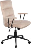 Duo Collection Drehstuhl Fina Beige Schwarz mit Armlehnen Bild 5