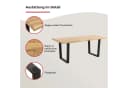 Baumkantentisch DUO COLLECTION Tisch Thea Wildeiche-Nachbildung Naturbraun Bild 3