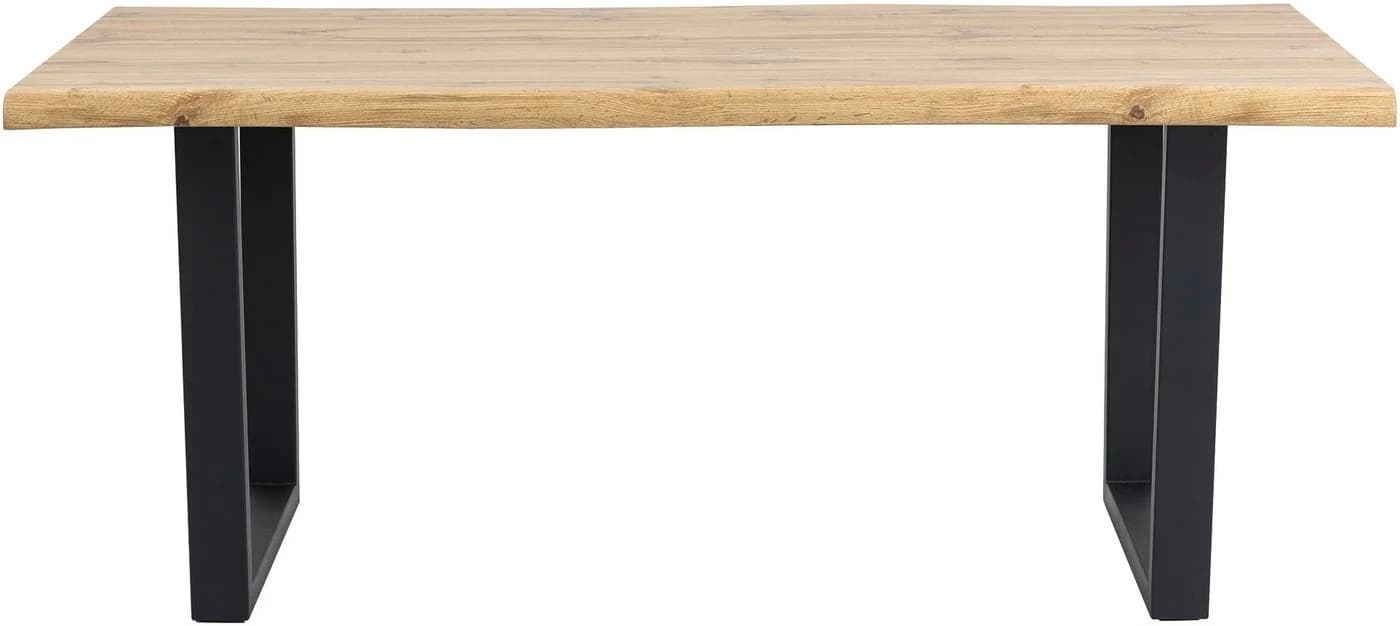 Baumkantentisch DUO COLLECTION Tisch Thea Wildeiche-Nachbildung Naturbraun - Bild 4