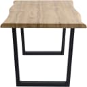 Baumkantentisch DUO COLLECTION Tisch Thea Wildeiche-Nachbildung Naturbraun Bild 5