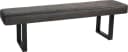 Sitzbank DUO COLLECTION Tara Bank Anthrazit Schwarz Microfaser Bild 1