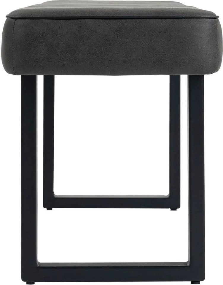 Sitzbank DUO COLLECTION Tara Bank Anthrazit Schwarz Microfaser - Bild 5