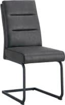 Duo Collection Esszimmerstuhl Marga Freischwinger 2er-Set Grau Microfaser Bild 1