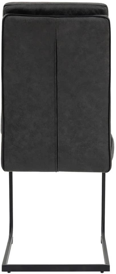 Duo Collection Esszimmerstuhl Marga Freischwinger 2er-Set Grau Microfaser - Bild 5